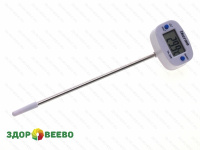 фото Электронный кухонный термометр для пищи с поворотной головкой, зонд 13,5 см