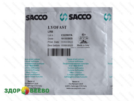 Защитная культура Lyofast LRB 10 D (на 100-1000 л, Sacco)