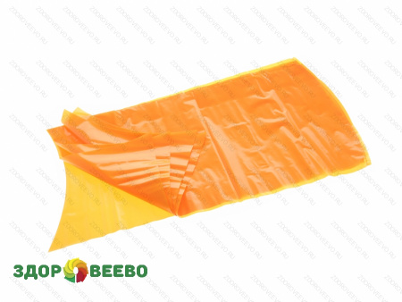 Пакет для созревания и хранения сыра термоусадочный 280х550 мм, цвет жёлто-оранжевый, дно круглое, упаковка 5 шт.