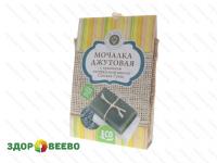 Мочалка джутовая с мылом "Сакская грязь", 100 гр