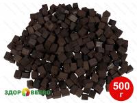 Кубики дубовые Кавказ скальный, Темный Шоколад (сильный обжиг), пакет 500 г