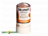 Дезодорант-Кристалл "ДеоНат" с экстрактом папайи, стик, 60 гр