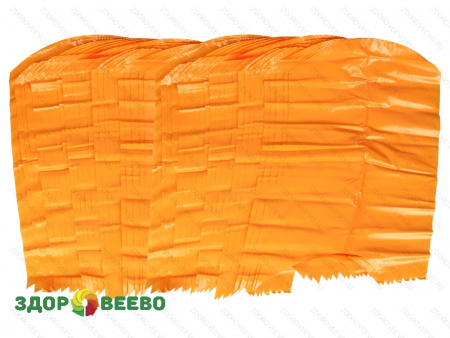 фото Пакет для созревания и хранения сыра термоусадочный 425х550 мм, цвет жёлто-оранжевый, дно круглое, упаковка 50 шт.