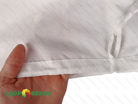 фото Мешок лавсановый со шнурком прямоугольный 48х80 для фильтрации молока ( плотность 125 г/м.кв.)