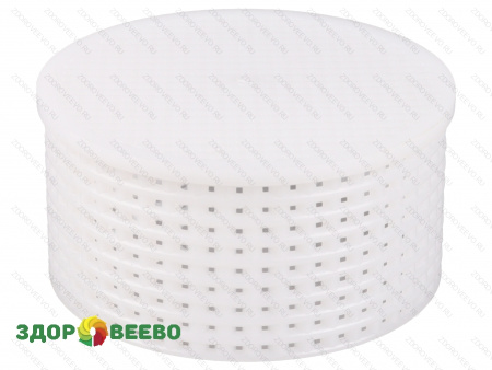 фото Форма для сыра Камамбер (цилиндрическая перфорированная полимерная d120x57mm)