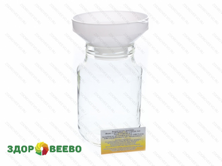 фото Воронка с сеткой пластиковая пищевая