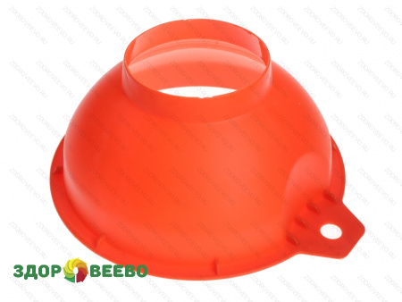 фото Воронка с широким горлом для банок, оранжевая