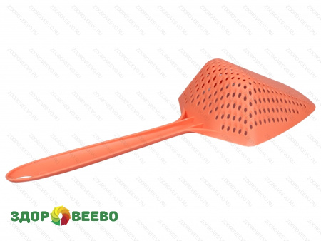 фото Ложка-дуршлаг для сырного зерна 3 штуки (красная, голубая, желтая)