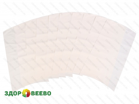 фото Пакет для созревания и хранения сыра термоусадочный 200х400 мм, цвет белый, дно круглое, упаковка 10 шт.