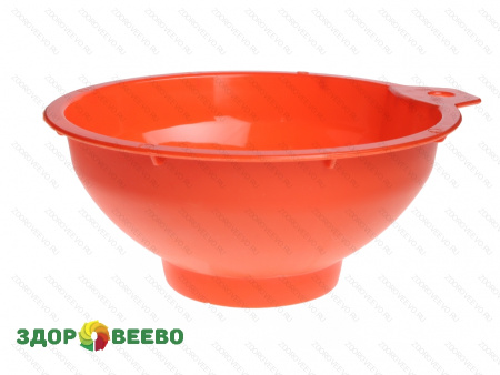 фото Воронка с широким горлом для банок, оранжевая