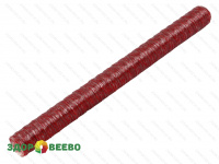 фото Целлюлозная дымопроницаемая сосисочная оболочка, диаметр 24 мм, длина 25 м, бесцветная с красными полосками