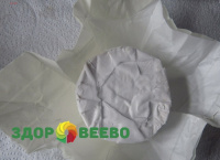 фото Двухслойная бумага для упаковки и хранения сыра, плотность 55 г/м.кв., размер 320x500 мм, упаковка 1 кг