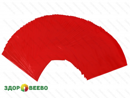 фото Пакет для созревания и хранения сыра термоусадочный 180х250 мм, цвет красный, прямоугольный, упаковка 50 шт.