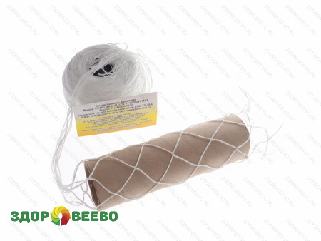 фото Сетка для колбасы 60х4 Ромб, белая 50 м.пог.