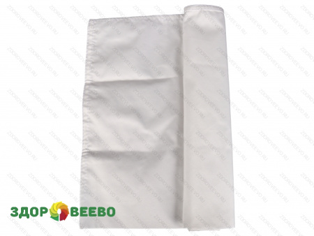 фото Мешок лавсановый прямоугольный 37х72 для отжима творога и сырного зерна ( плотность 125 г/м.кв.)