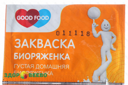Закваска Биоряженка Good Food (пакет 1 гр.)