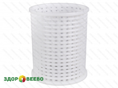 фото Форма для сыра Камамбер (цилиндрическая перфорированная полимерная без дна d100x114mm)