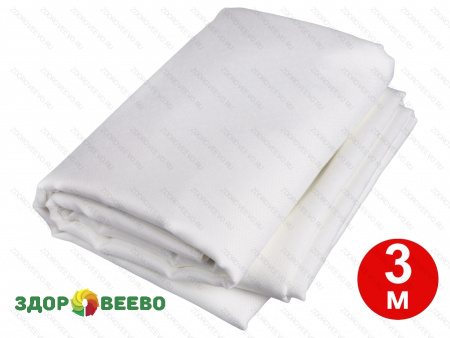 фото Ткань лавсан молочный арт.12158, плотность 130 гр./м.кв., ширина 100 см, 3 м.пог.