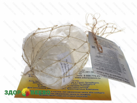 фото Дезодорант "Кристалл Свежести", 3 кристалла в сетке, плетеной из пальмы Абака (150 гр)