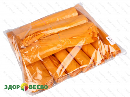 фото Пакет термоусадочный для хранения и созревания сыров, 425х550 мм, дно круглое, жёлтый, упаковка 50 шт. (10 упаковок по 5 штук)