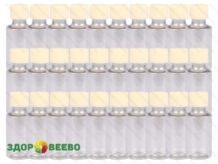 фото Флаконы для косметики 30 мл, с колпачком (бежевый), 30 комплектов