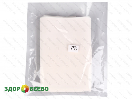 фото Пакет для созревания и хранения сыра термоусадочный 200х400 мм, цвет белый, дно круглое, упаковка 50 шт.