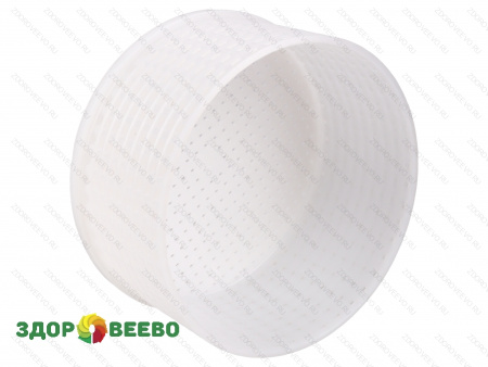 фото Форма для сыра Камамбер (цилиндрическая перфорированная полимерная d120x57mm)