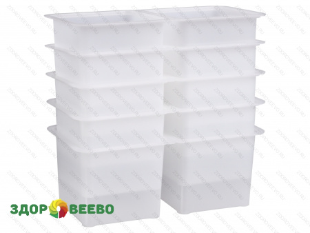 фото Форма для сыра на 60 г. (сердечко) 10 штук в контейнерах