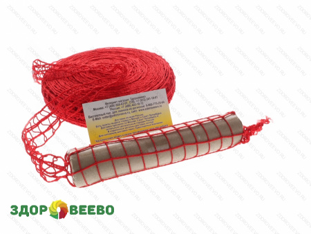 фото Сетка для колбасы 40х6 Классик красная, 50 м.пог.