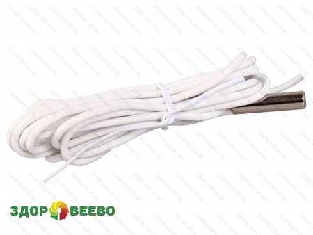 фото Термометр-гигрометр комнатный с часами выносным датчиком