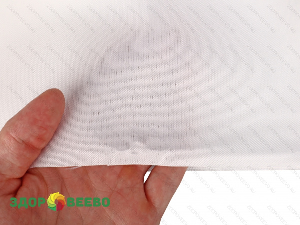 фото Ткань лавсан молочный арт.12158, плотность 130 гр./м.кв., ширина 100 см, 1 м.пог.