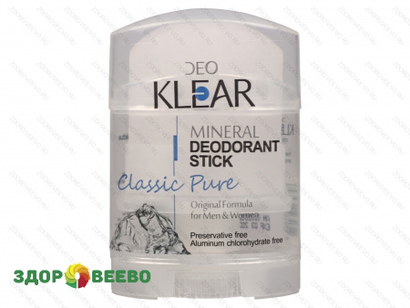 Дезодорант-Кристалл DEOKLEAR классический (twist up), 70 гр