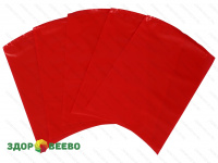 фото Пакет для созревания и хранения сыра термоусадочный 180х250 мм, цвет красный, прямоугольный, упаковка 5 шт.