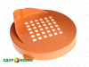 фото Крышка для слива, Ø 82 мм, оранжевая