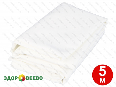 Ткань фильтровальная для молочной промышленности, лавсан отварной 123 гр/м.кв., ширина 150 см, 5 м.пог. (Ручайка)