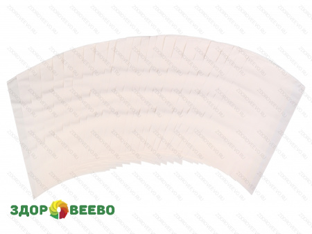 фото Пакет для созревания и хранения сыра термоусадочный 200х400 мм, цвет белый, дно круглое, упаковка 25 шт.