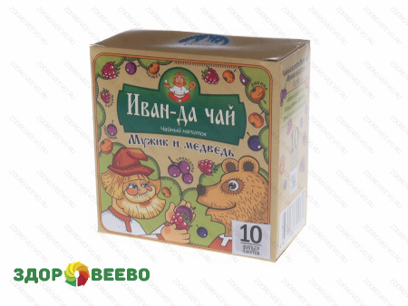 Иван-чай «Мужик и медведь», 10 ф/п по 3г