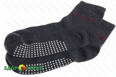 Турмалиновые носки с турмалином внизу, пара, размер 35-38