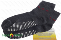 фото Турмалиновые носки с турмалином внизу, пара, размер 35-38
