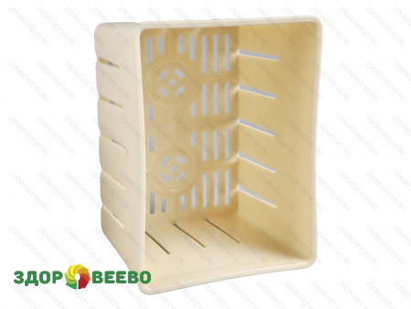 фото Форма для сыра на 350-400 гр, с поршнем, прямоугольная, под пресс