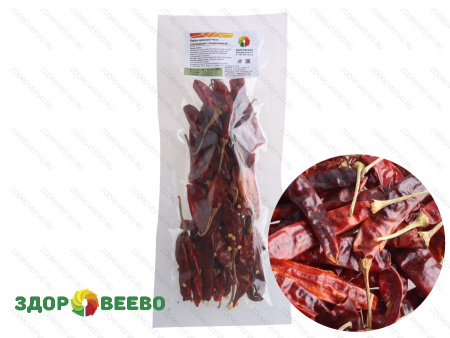 фото Перец красный Чили стручковый, с плодоножкой, пакет 30 г