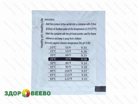 Концентрат буферного раствора для калибровки pH-метров 9.18ph фото Концентрат буферного раствора для калибровки pH-метров 9.18ph