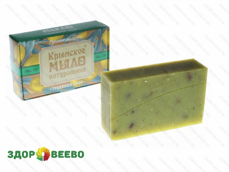 фото Крымское натуральное мыло "Травяной сбор", 100 гр