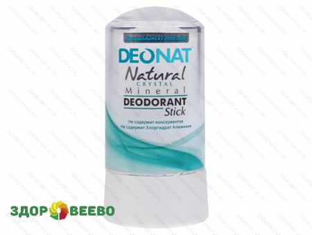 фото Мин. дезодорант "Кристалл-ДеоНат" цельный, стик, 60 гр