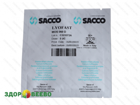 Закваска для сыра Lyofast MOS 060 D 5UC (на 250-1000 л, Sacco)
