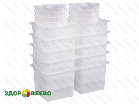 фото Форма для сыра на 60 г. (сердечко) 10 штук в контейнерах