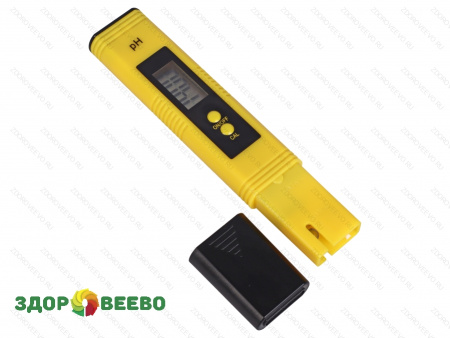 фото pH метр электронный (до сотых долей), желтый