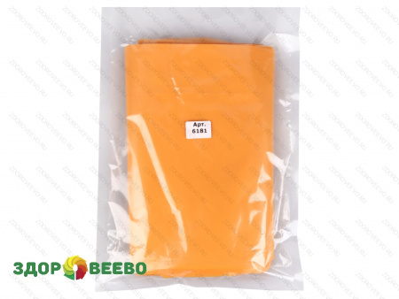 фото Пакет для созревания и хранения сыра термоусадочный 250х400 мм, цвет жёлто-оранжевый, дно круглое, упаковка 50 шт.