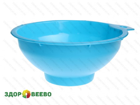 фото Воронка с широким горлом для банок, голубая