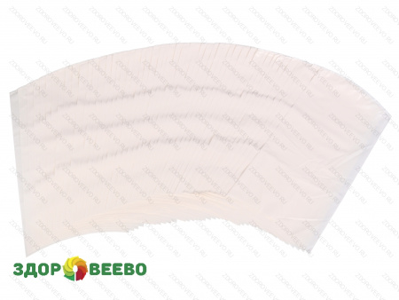 фото Пакет для созревания и хранения сыра термоусадочный 200х400 мм, цвет белый, дно круглое, упаковка 50 шт.